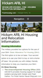 Mobile Screenshot of hickamafbhousing.com